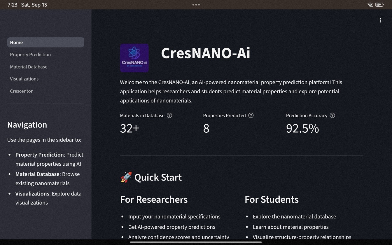 CresNANO-AI Screenshot