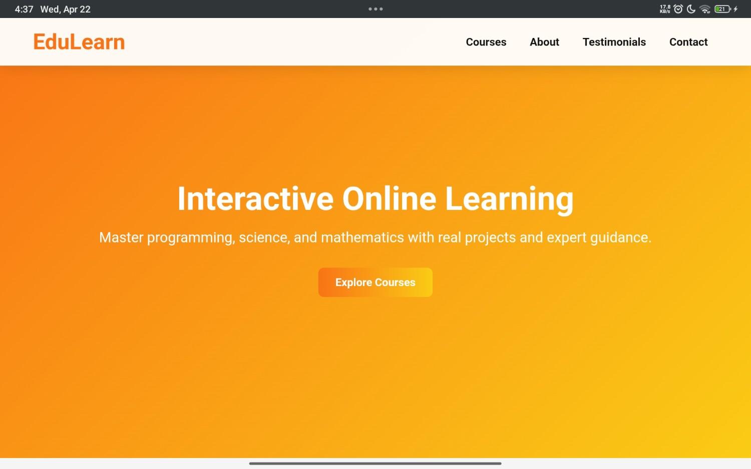 EduLearn Template
